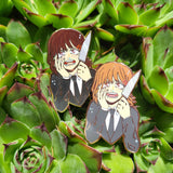 Knife Girl Enamel Pin