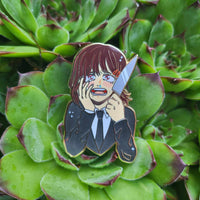 Knife Girl Enamel Pin