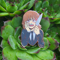 Knife Girl Enamel Pin
