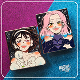 Gold MiziSua Enamel Pins