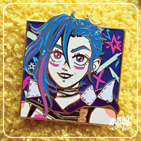 Gold Jinx Hard Enamel Pin