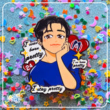 I Was Born Pretty Enamel Pin