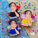 I Was Born Pretty Enamel Pin