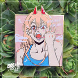 Brush Brush!Power Enamel Pin