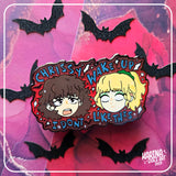 Chrissy Wake Up Enamel Pin