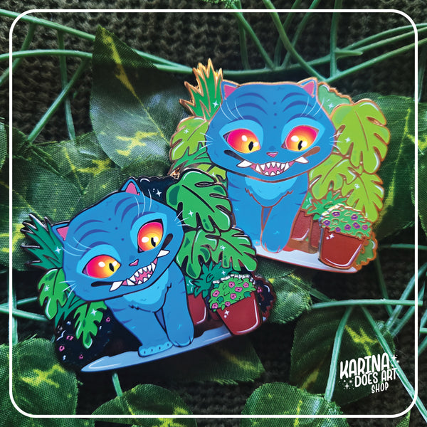 Derpy Tiger Enamel Pin