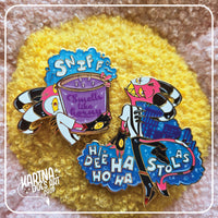 Gold Booty Call Blitz & Candle Blitz Enamel Pins