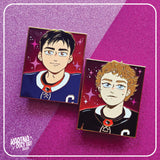 Gold Hollanov Enamel Pins
