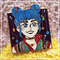 Gold Powder Hard Enamel Pin