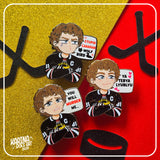 Sassy Roz Enamel Pins