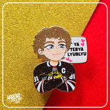 Sassy Roz Enamel Pins