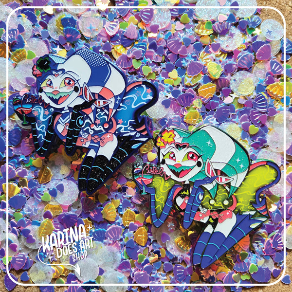 Summer Fizz Dyed Metal Pin